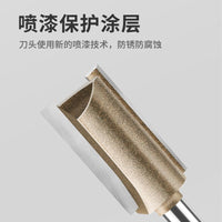 Professional Dual-Blade Router Bit for Woodworking Trimming and Engraving