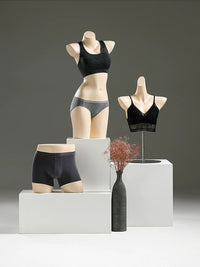 Female Mannequin Torso for Underwear and Bras, Retail Display Stand