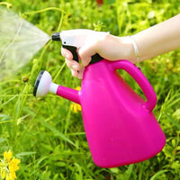 Dual-Function Spray and Watering Can for Garden and Home Plants, Hand Press Mister