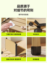 Portable Folding Balcony Table and Chair Set for Outdoor Camping and Picnic