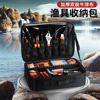 Fishing Tackle Bag with DIY Dividers, Multi-functional Storage for Fishing Tools and Gear