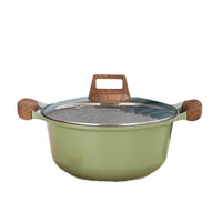 Maifan Stone Non-Stick Stockpot with Double Handles for Induction and Gas Stoves