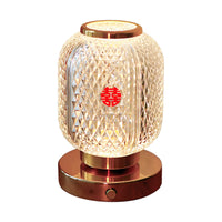 Wedding Nightstand Lamp for Newlyweds, Eternal Light Design, Bridal Dowry Gift