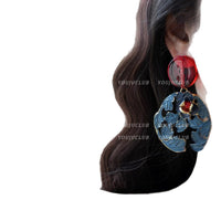 Ethnic Style Geometric Tassel Earrings for Women, Vintage Chinese Inspired Bridal Accessories