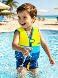Kids' Buoyancy Aid Vest for Swimming and Snorkeling, Non-Inflatable Life Jacket for Boys and Girls