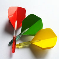 Solid Color Dart Flights - Flag Pattern Darts Wings for Mixed Packing