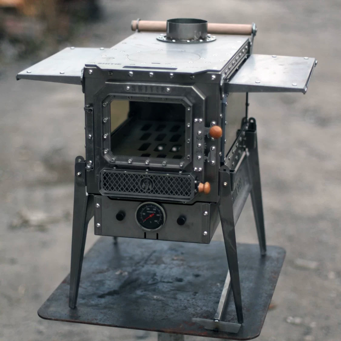 Portable Wood Burning Tent Stove for Outdoor Camping and Heating