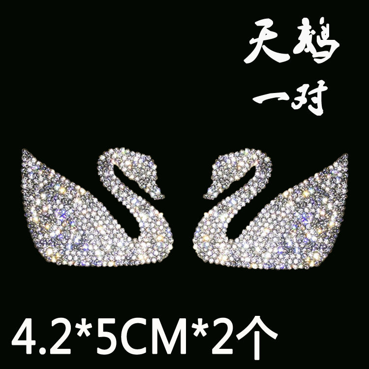 Rhinestone Car Decal Sticker for Body Scratch Cover and Decoration