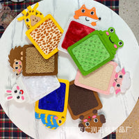 Felt Sensory Mat for Early Education, Animal Texture Hand-Eye Coordination Training Touch Pad