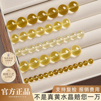 Natural Citrine Loose Beads for DIY Jewelry Making