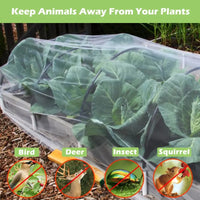 Plant Protection Cover, Sunshade and Insect Netting for All Seasons, Garden Tunnel for Plant Growth