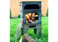 Firewood Pizza Oven Outdoor Portable Folding Camping Stove