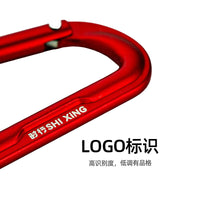 D-Ring Aluminum Alloy Carabiner Clip for Outdoor Backpacks and Keychains