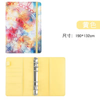 A6 Budget Planner Notebook with 12 Zipper Envelopes for Cash and Bills