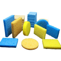 Soldering Iron Tip Cleaning Sponge for Solder Removal, High-Temperature Resistant