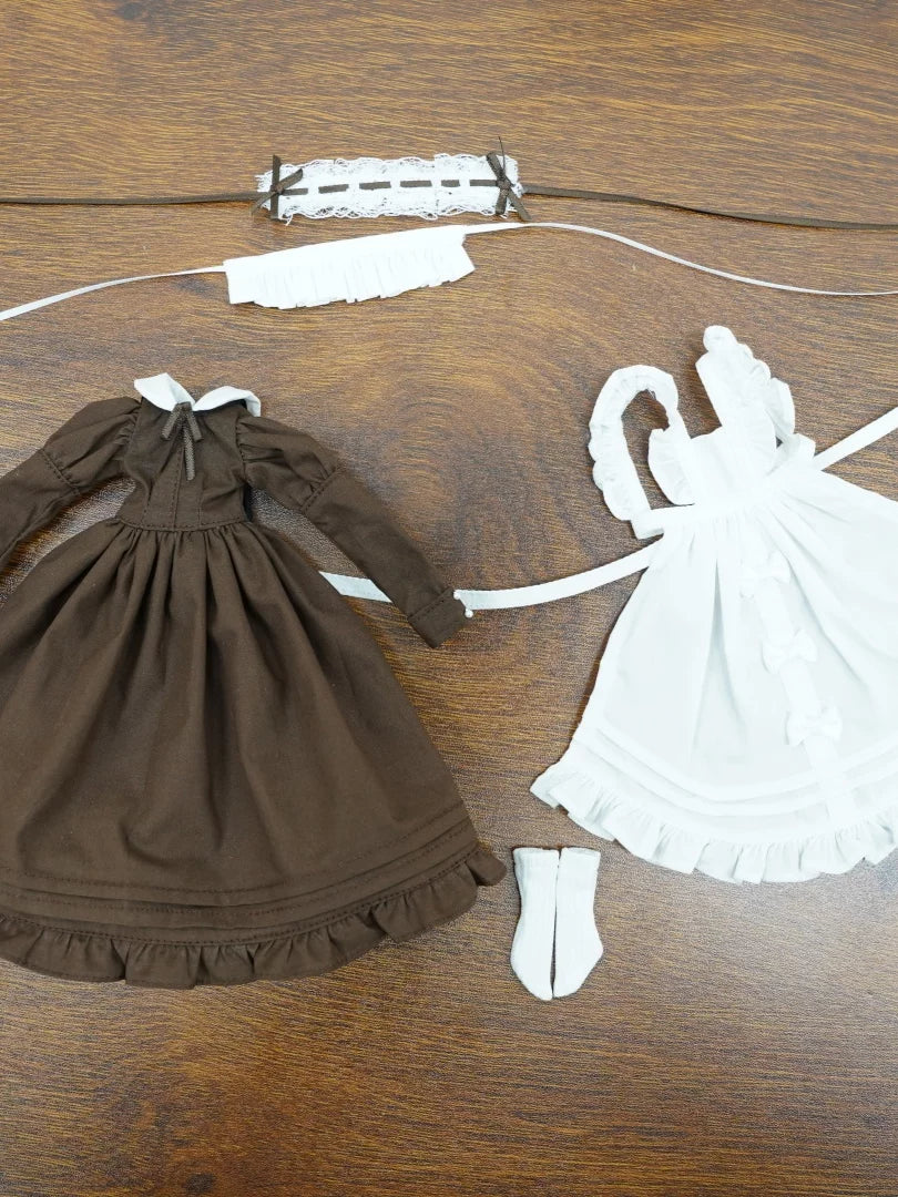 Maid/Butler Outfit for OB22 OB24 BJD 1/6 1/4 Dolls