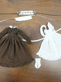 Maid/Butler Outfit for OB22 OB24 BJD 1/6 1/4 Dolls