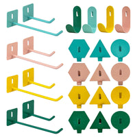 Nordic Style Pegboard Hooks for Shelves and Storage Racks, DIY Wall Mount Accessories