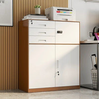 5-Drawer Metal Filing Cabinet for Office Documents and Tools