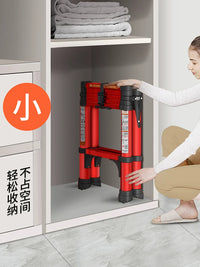 Telescopic Aluminum Alloy Ladder, Multi-functional Folding A-Frame Ladder for Home and Indoor Use