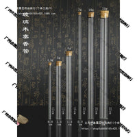 Glass Incense Tube with Wooden Stopper for Stick Incense