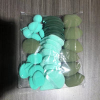 35-Piece Makeup Sponge Set with Mini Powder Puffs and Cosmetic Blenders