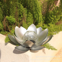 Solar-Powered Lotus Flower Garden Lawn Light - Waterproof Outdoor Decorative Landscape Lamp