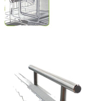 Stainless Steel Villa Bird Cage for Parrots, Peonies, Cockatiels, Mynah Birds, Anti-splash, Stainless Steel + PC Material