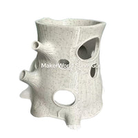 3D Printed Hollow Tree Stump Aquarium Ornament Fish Shrimp Hideout Decor