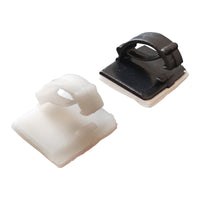 WCC Self-Adhesive Desktop Cable Organizer Clips for Data Cable Management