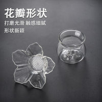 Creative Glass Tea Infuser Strainer for Kung Fu Tea Set