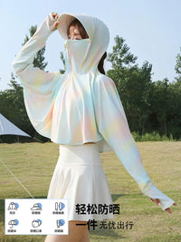 Women's UPF 50+ Sun Protection Jacket Lightweight Breathable UV Resistant Short Coat