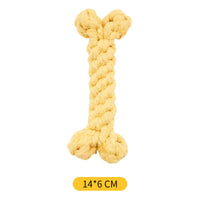 Pet Dog Bone Cotton Rope Chew Toy for Puppies and Small Dogs, Durable Knot Toy Set