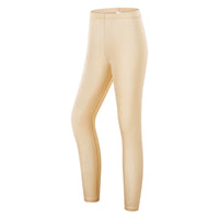 Kids Golf Sun Protection Pants, Unisex Ice Silk Base Layer Leggings for Boys and Girls, Lightweight Breathable Cropped Trousers