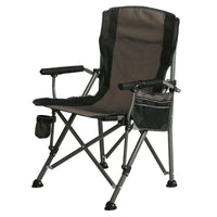 Portable Folding Camping Chair with Cup Holder, Durable Outdoor Fishing Beach Chair