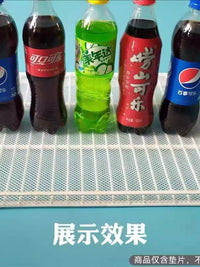 Refrigerator Shelf Liner and Drink Stabilizer Mat