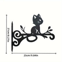Heavy Duty Iron Plant Hanger Bracket for Outdoor Baskets, Lanterns, Wind Chimes