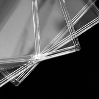 Double-Layer Acrylic Sign Holder with Card Slot for Display