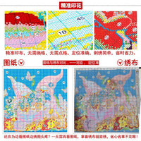 Cardinal Cross Stitch Kit, Bird Embroidery Kit for Beginners and Adults