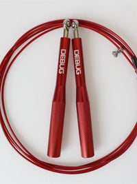 Adjustable Aluminum Alloy Jump Rope with Steel Wire and Bearing for Fitness, Speed Training, Adults and Kids