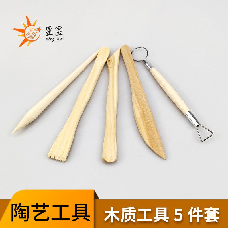 Starry Clay Pottery Sculpting Tool Set for Modeling and Carving