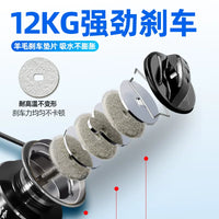 Spinning Fishing Reel for Sea Rods and Lure Fishing, Metal Head, Long Casting