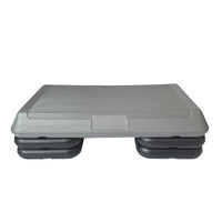 Adjustable Aerobic Stepper for Gym and Home Workouts, 72cm Blow-Molded Fitness Step Platform