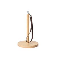 Wooden Yarn Holder with Rotating Spool for Knitting and Crocheting, Detachable Thread Organizer