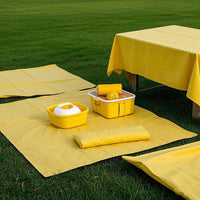 Disposable PEVA Picnic Mat & Tablecloth for Outdoor Camping & Parties
