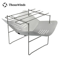 Thous Winds Ultralight Titanium Fire Pit Outdoor Wood Stove BBQ Grill
