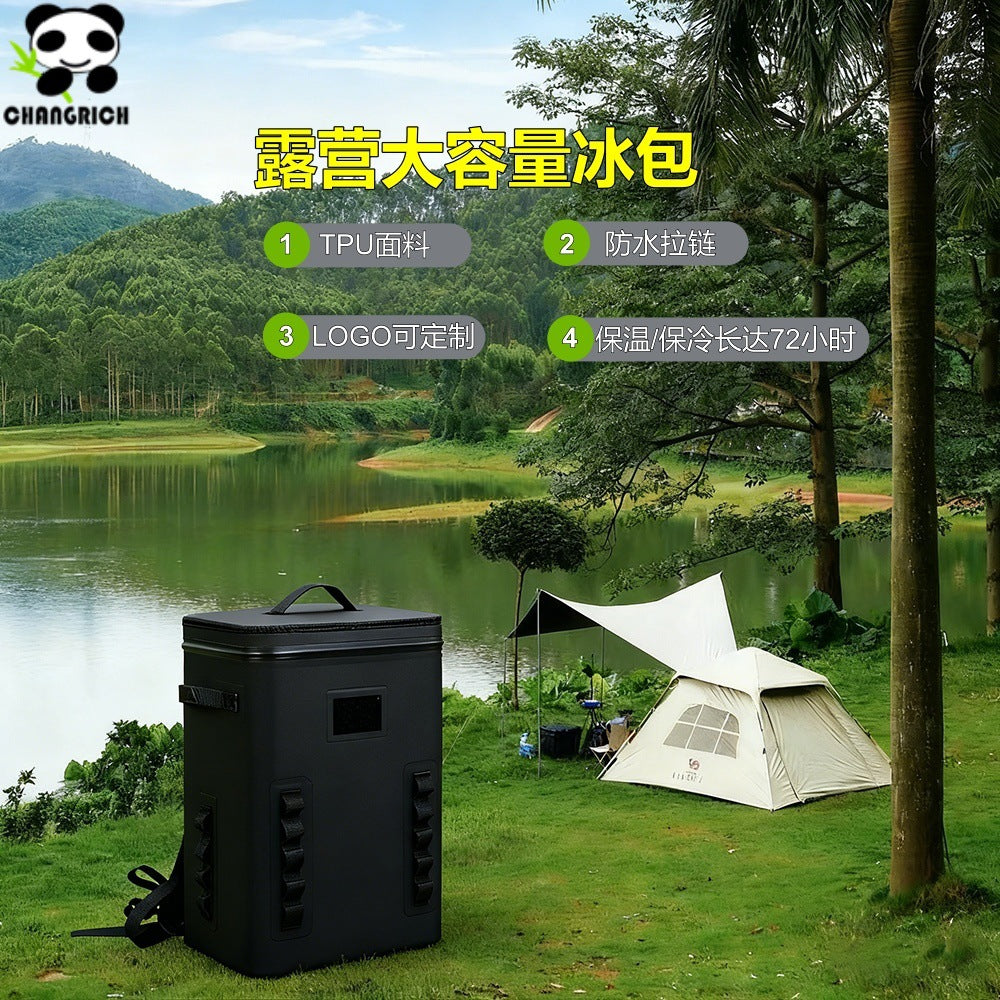 Portable Insulated Cooler Bag for Outdoor Camping Fishing Hiking Picnic Food Storage