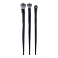 3-Piece Detail Eyeshadow Brush Set for Blending and Concealing