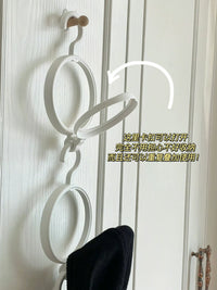 Foldable Wall-Mounted Hat Organizer Rack for Scarves and Accessories