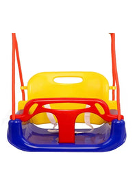 3-in-1 Kids Outdoor Indoor Swing Seat with Detachable Guard for Babies and Toddlers